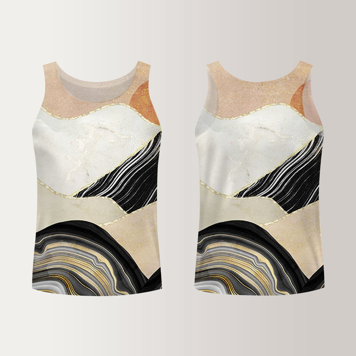 River And Mountain Unisex Tank Top