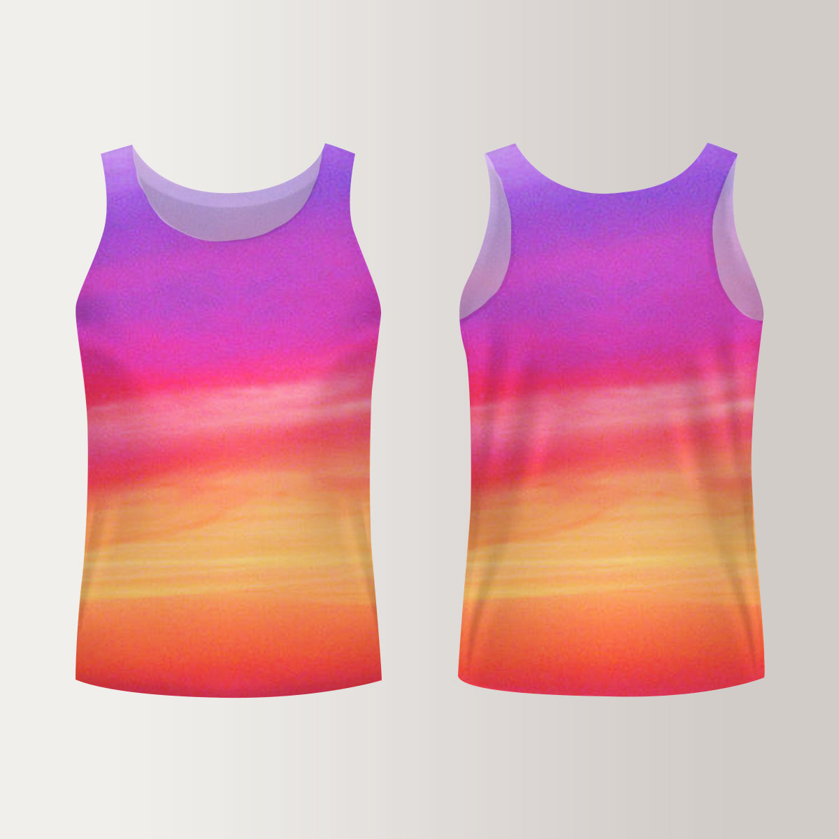 Sky At The Sunset Unisex Tank Top