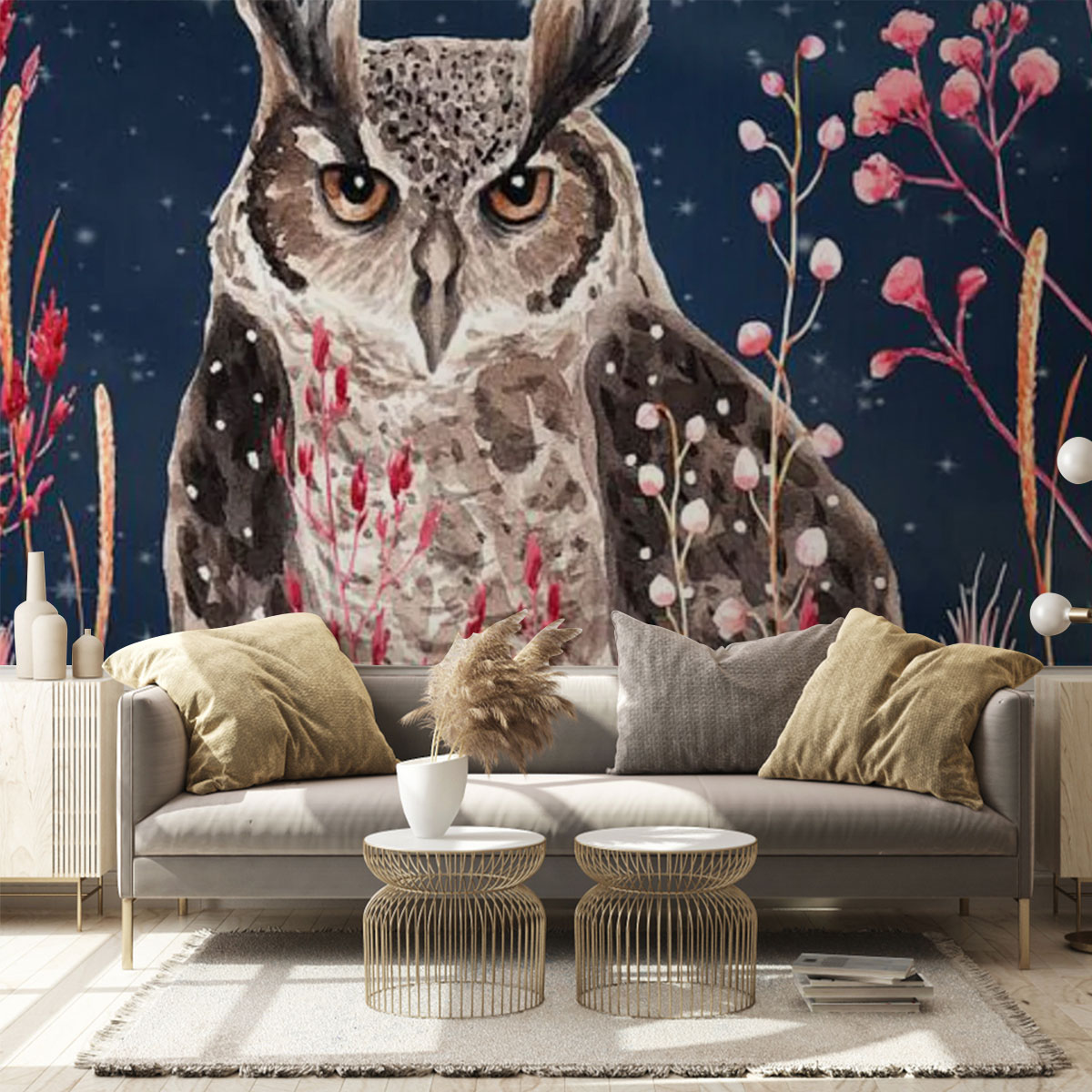 Night Owl Wall Mural