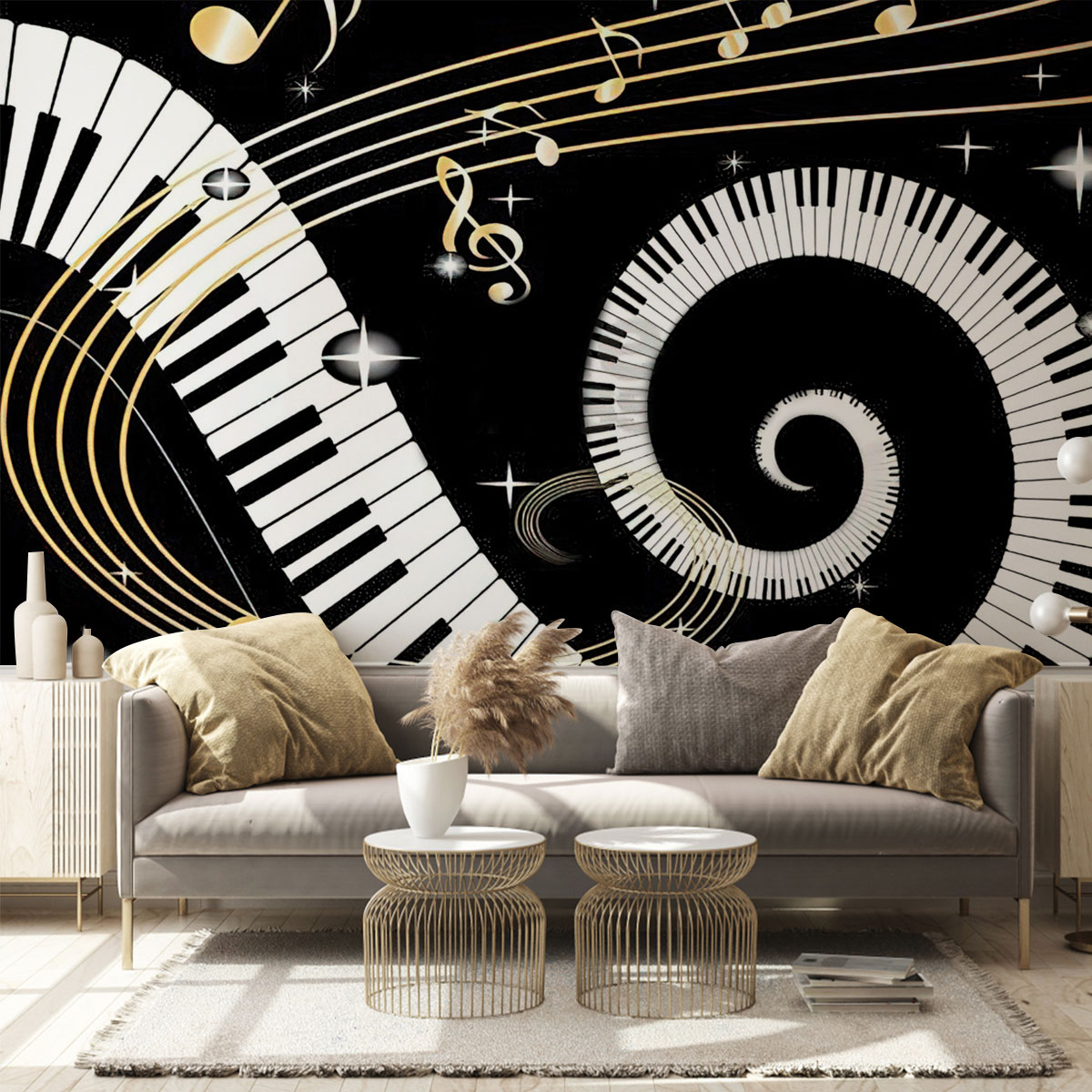 Stunning Funk with Piano Wall Mural