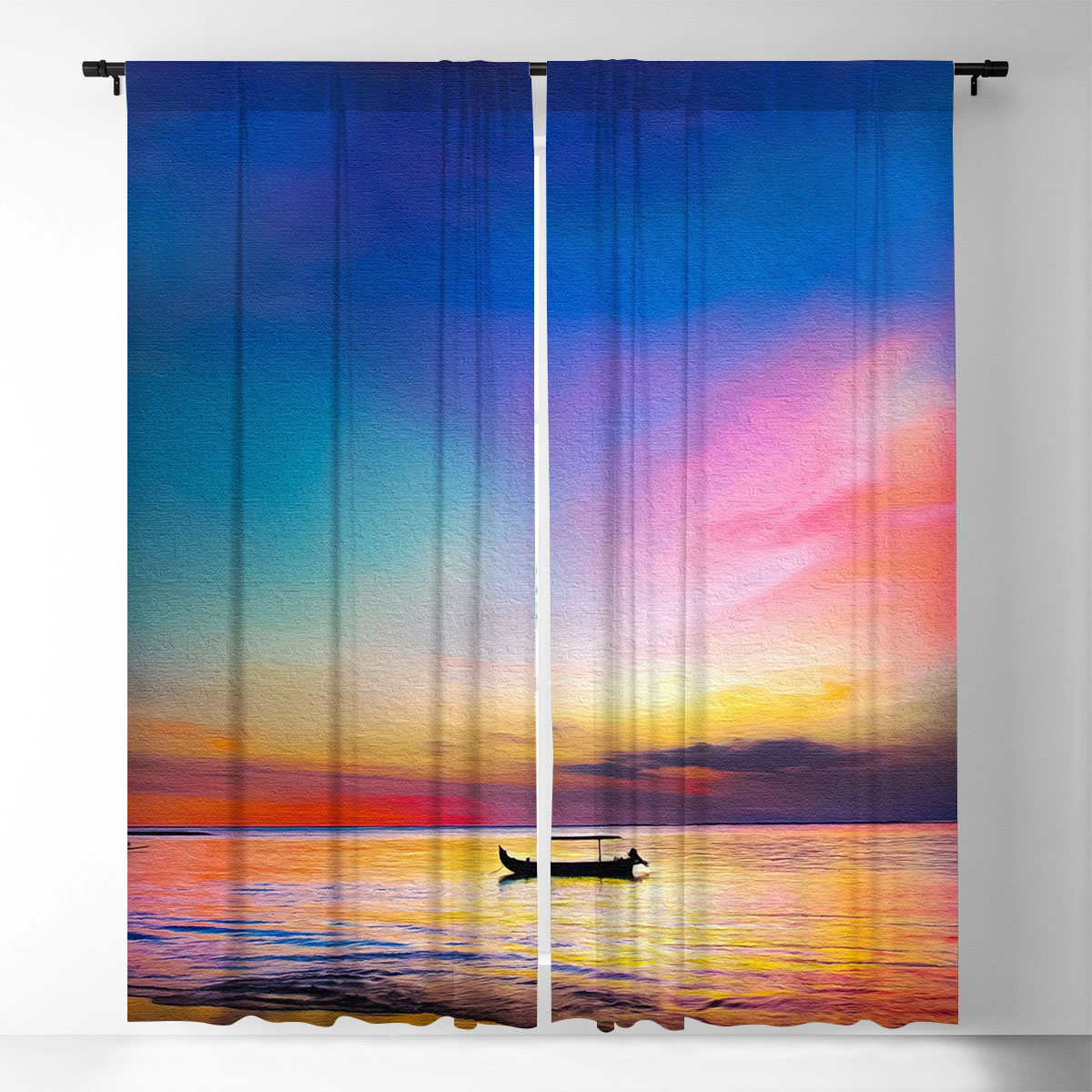 Rainbow Sky Window Curtain