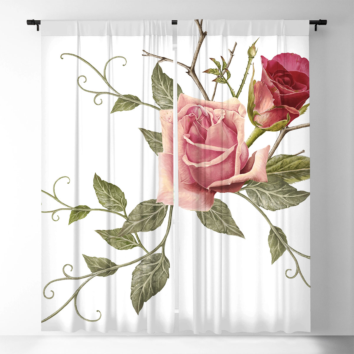 Rose Window Curtain