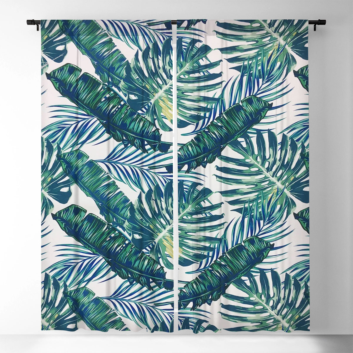 Tropical Forest Window Curtain