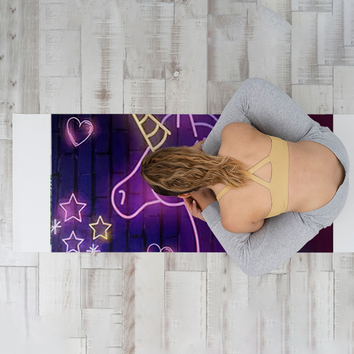 Purple Unicorn Yoga Mat