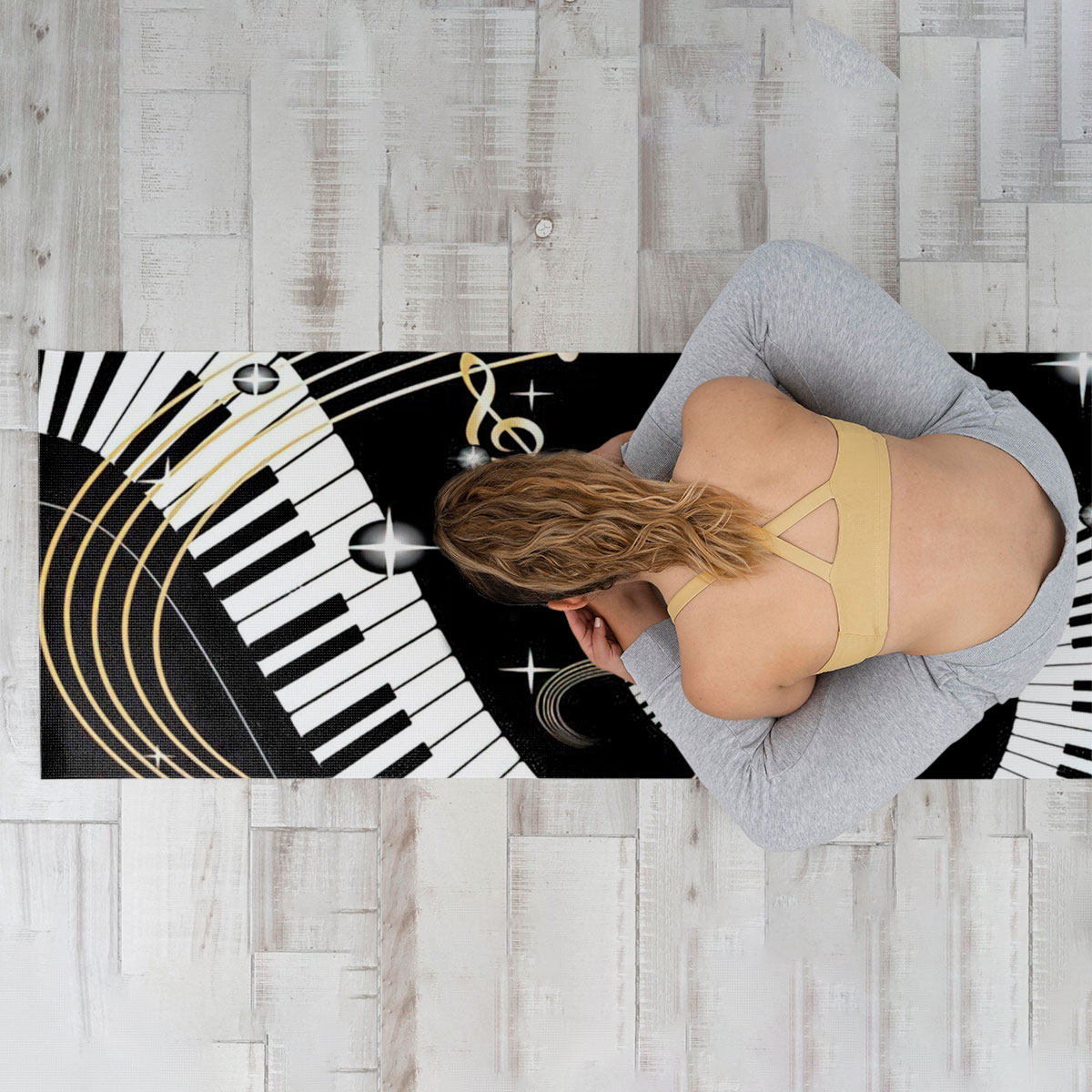 Stunning Funk with Piano Yoga Mat