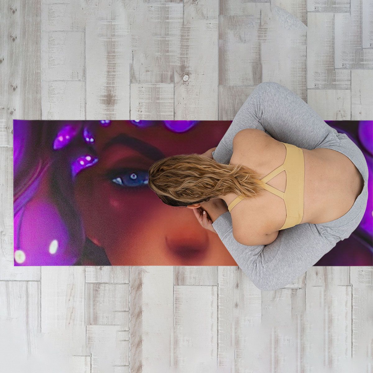 Trippy Medusa Yoga Mat