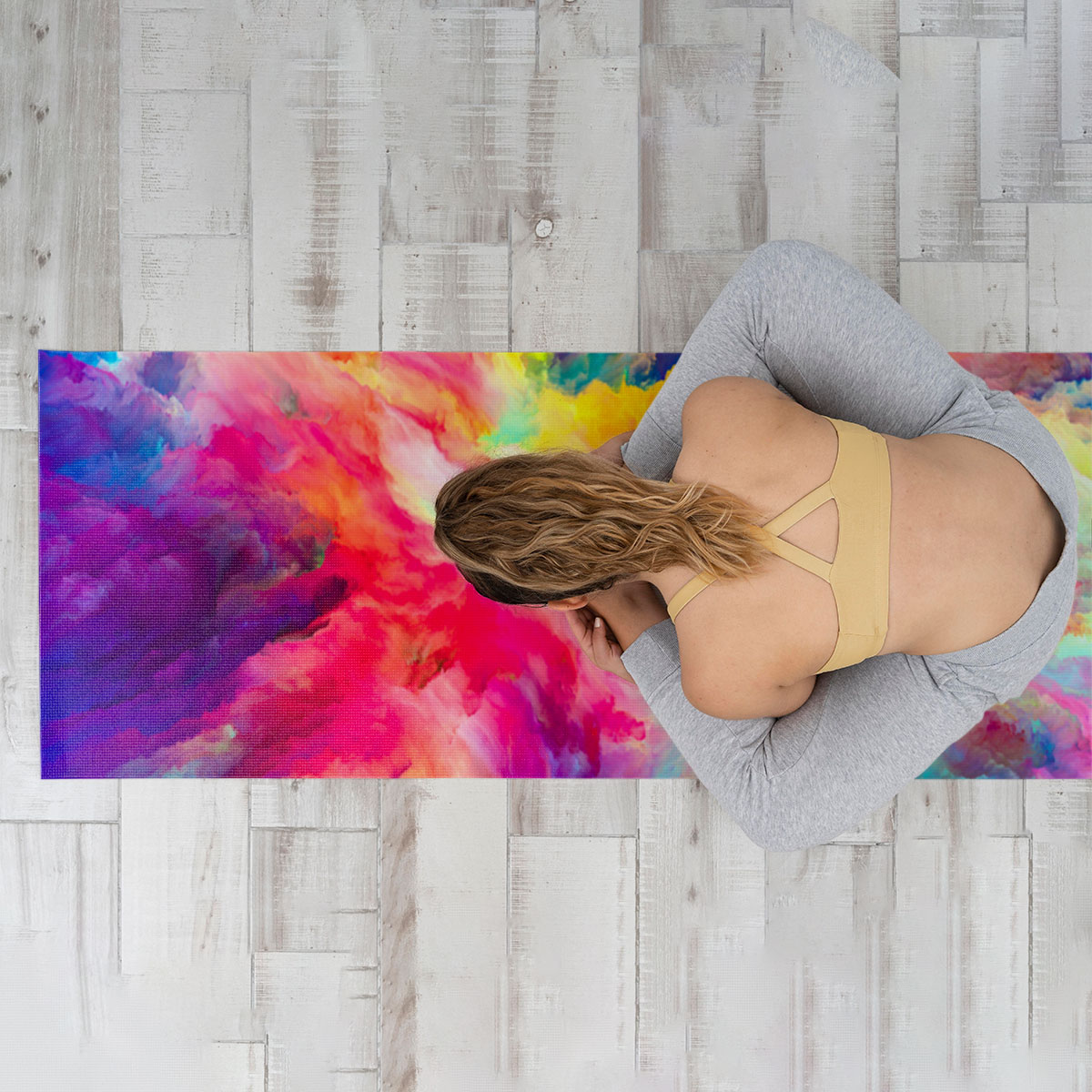 Tye Die Yoga Mat