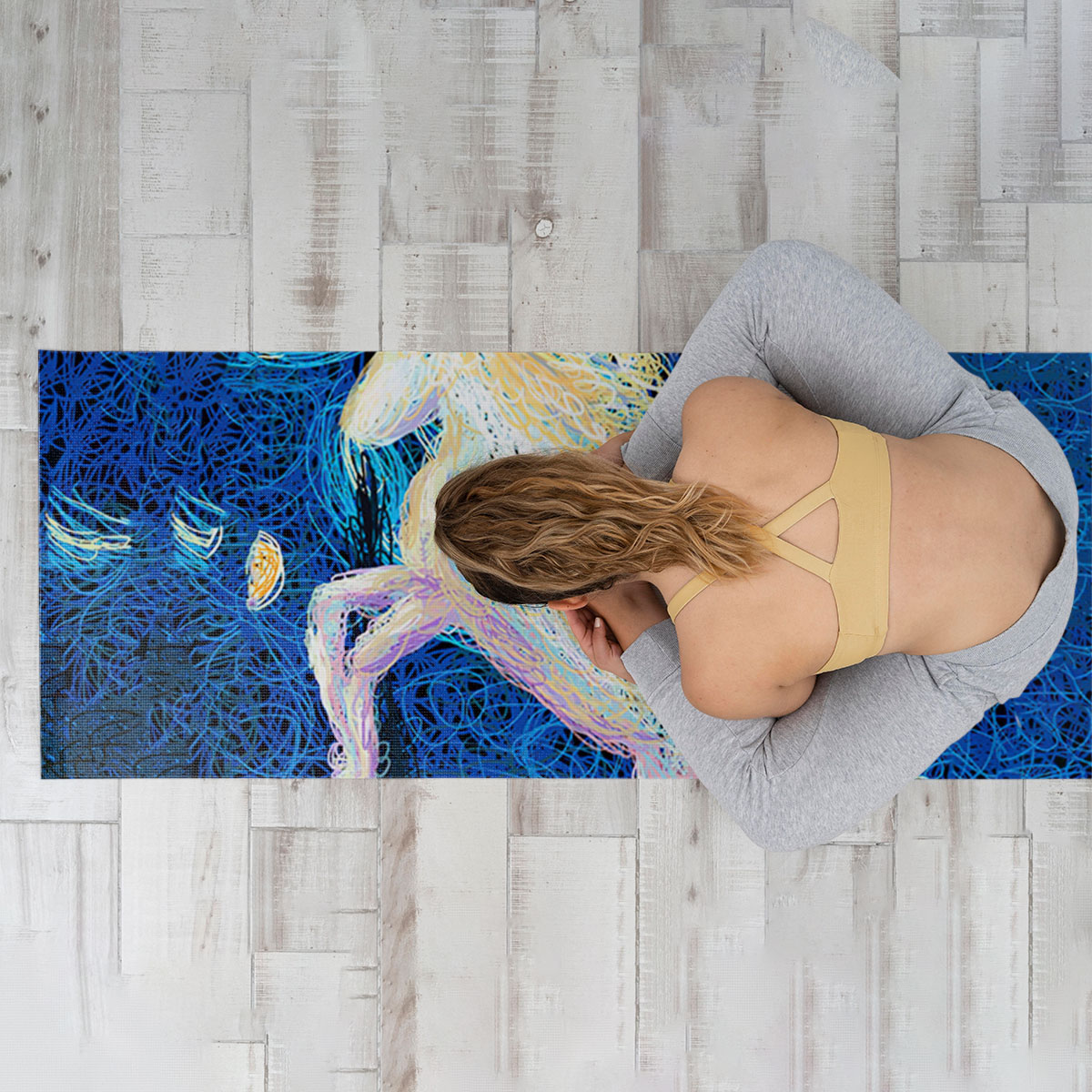 Unicorn Impressionist Yoga Mat