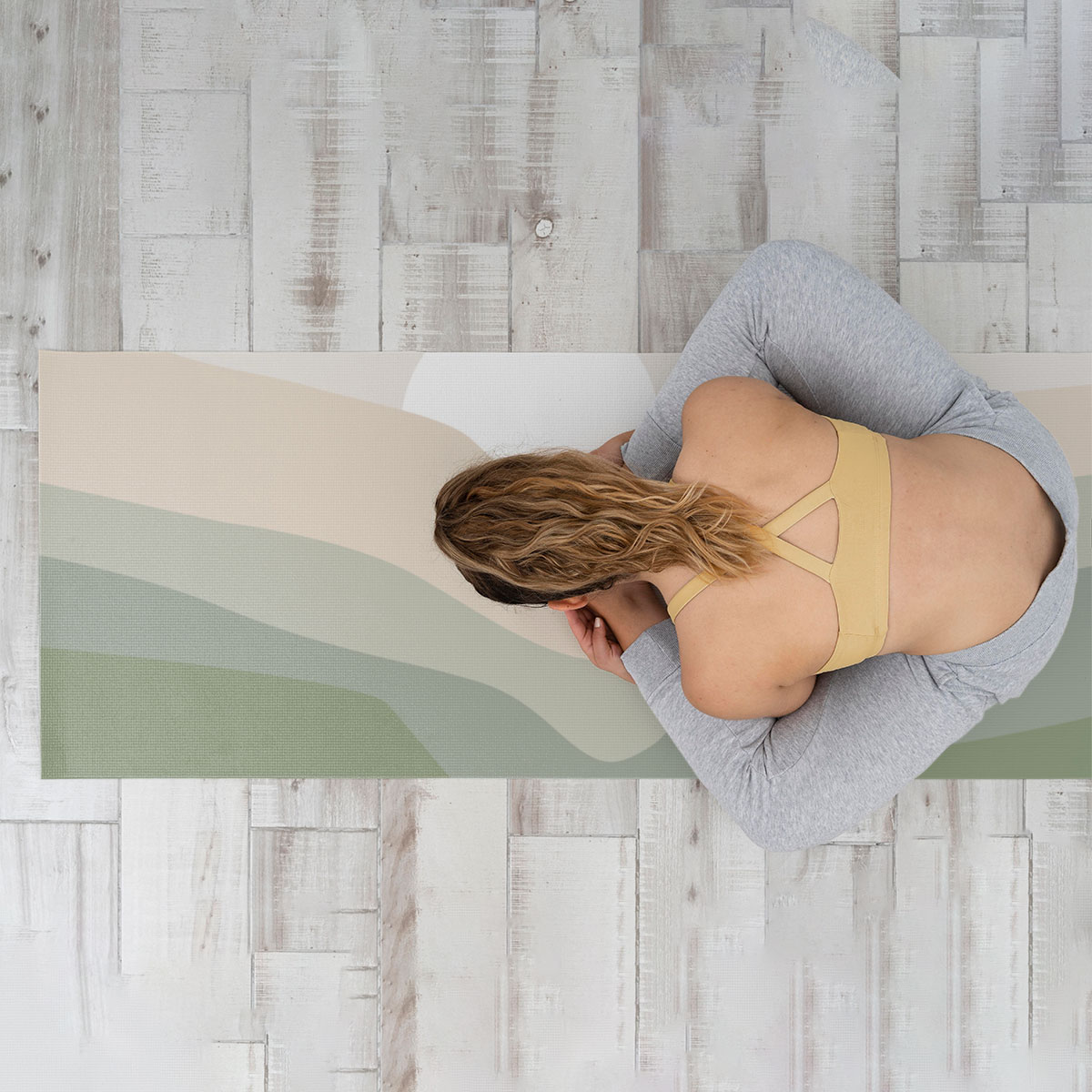 Vintage Boho Sunset Yoga Mat