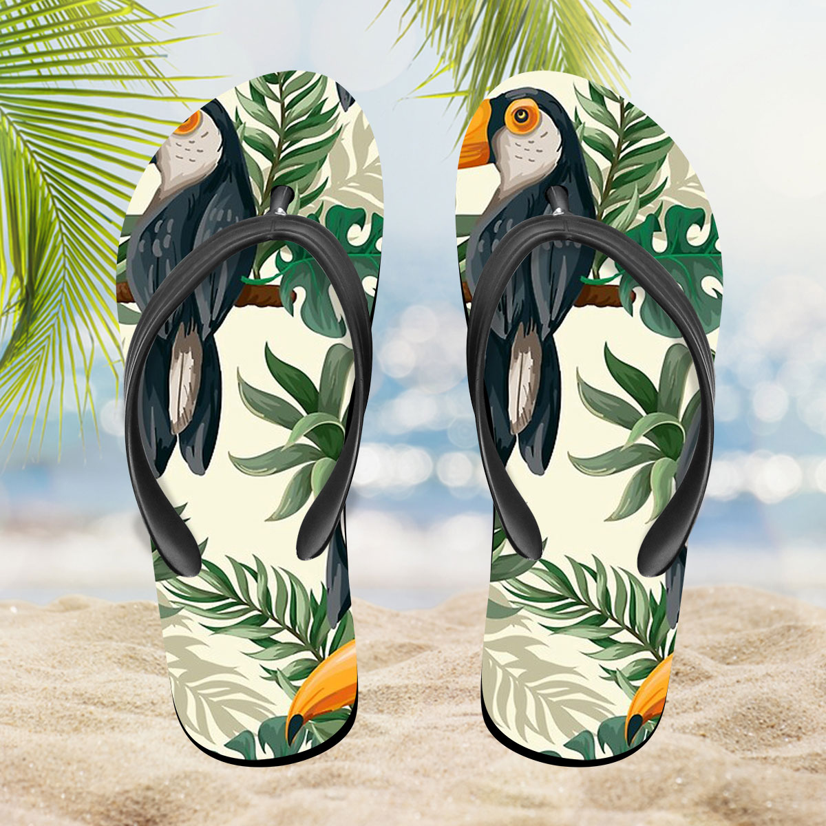 Toucan  On Branches Flip Flop