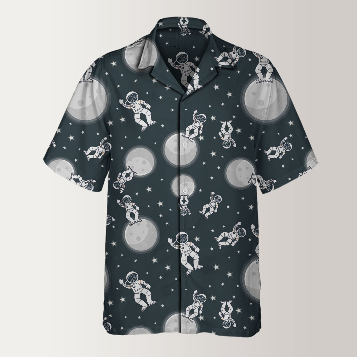 Astronaut On The Moon Hawaiian Shirt