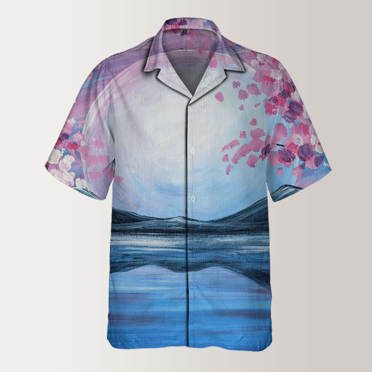 Blossom Moon River Hawaiian Shirt