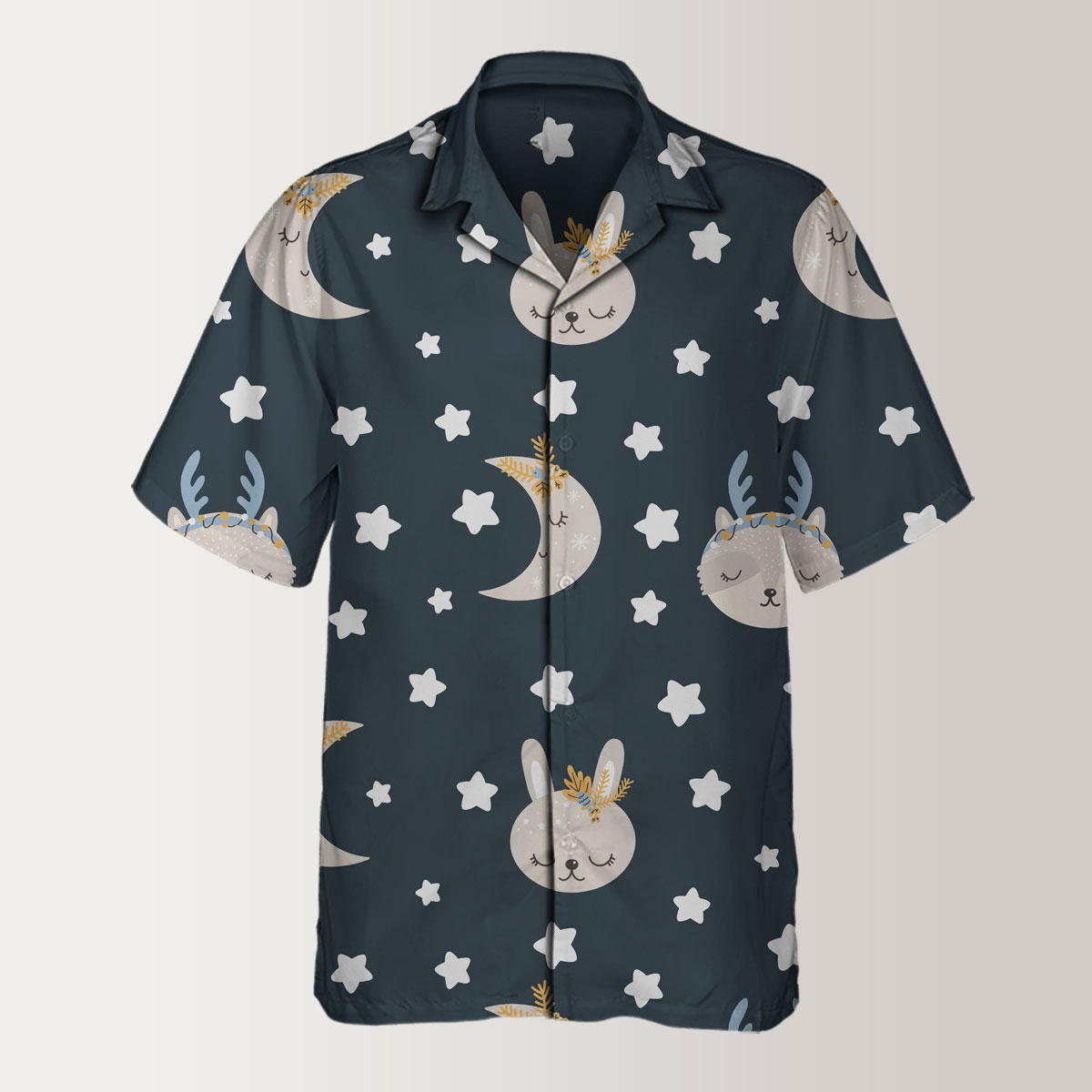 Christmas Pattern With Animals Hawaiian Shirt
