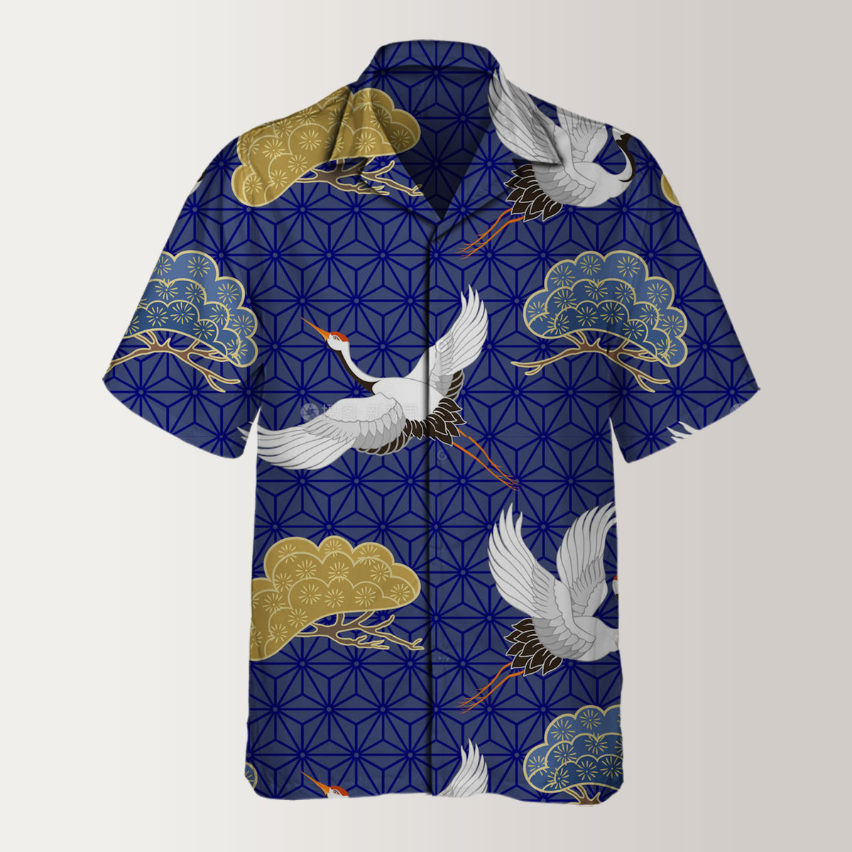 Crane Classic Blue Sky Hawaiian Shirt