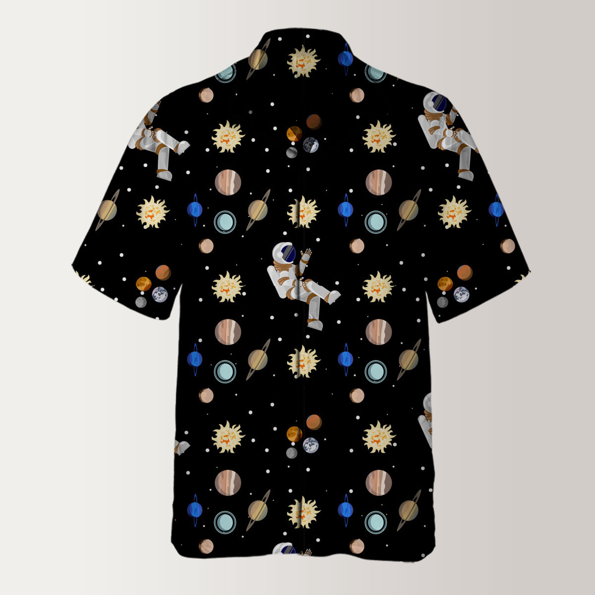 Flying Astronaut Hawaiian Shirt