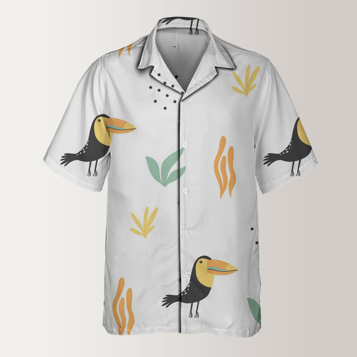 Funny Coon Toucan Hawaiian Shirt