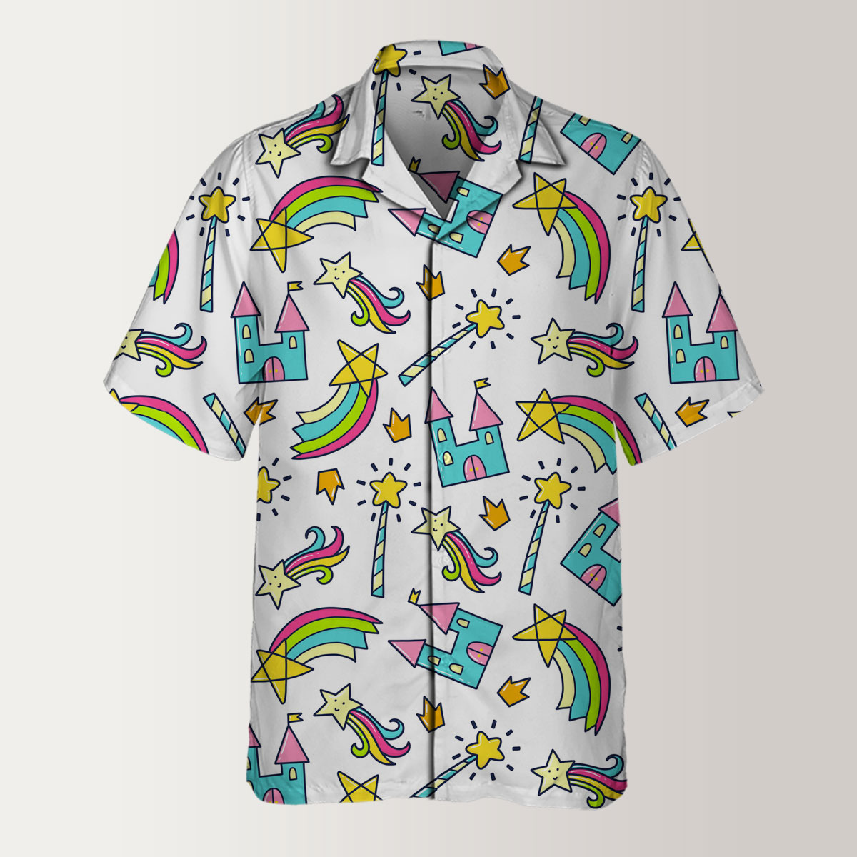 Magic Wand And Rainbow Hawaiian Shirt