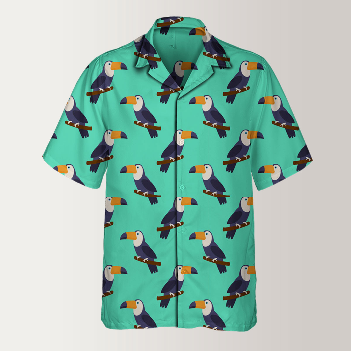 Monogram Coon Standing Toucan Hawaiian Shirt