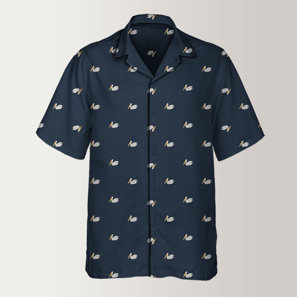 Monogram Pelican Hawaiian Shirt