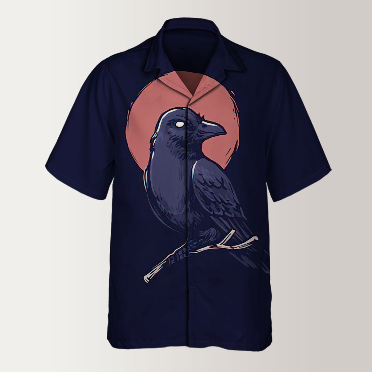 Night Raven Hawaiian Shirt