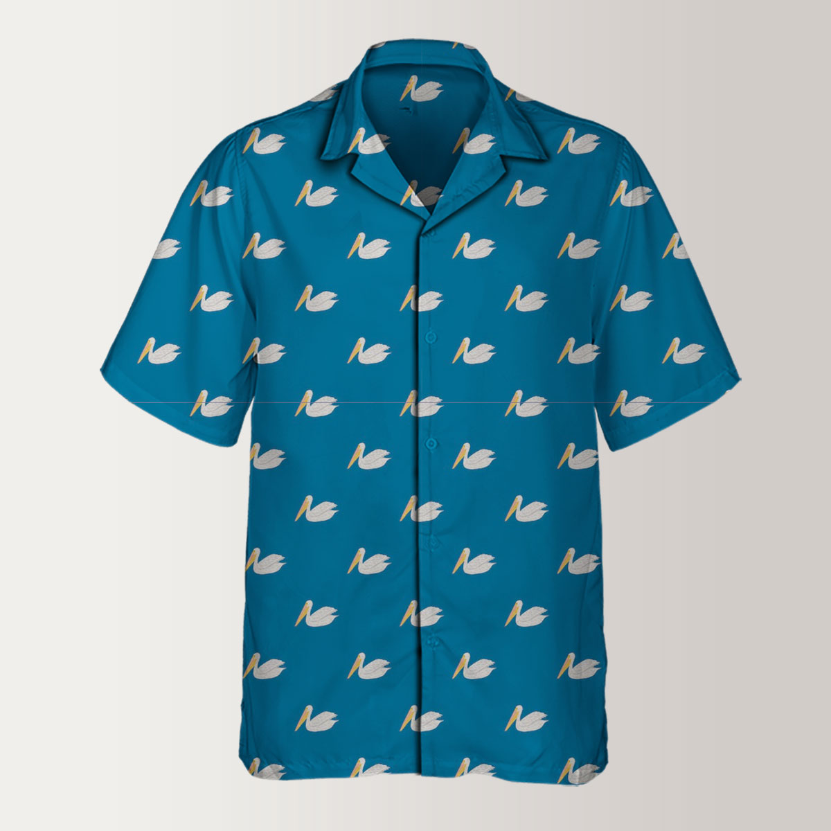 Pelican On Water Hawaiian Shirt