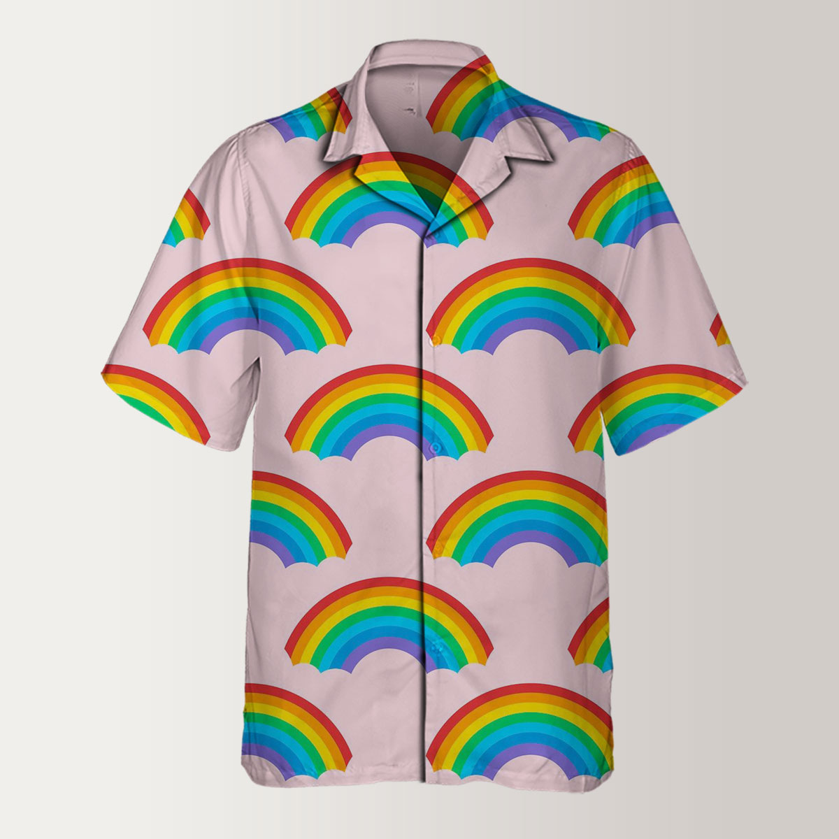 Seamless Rainbow Patterns Hawaiian Shirt