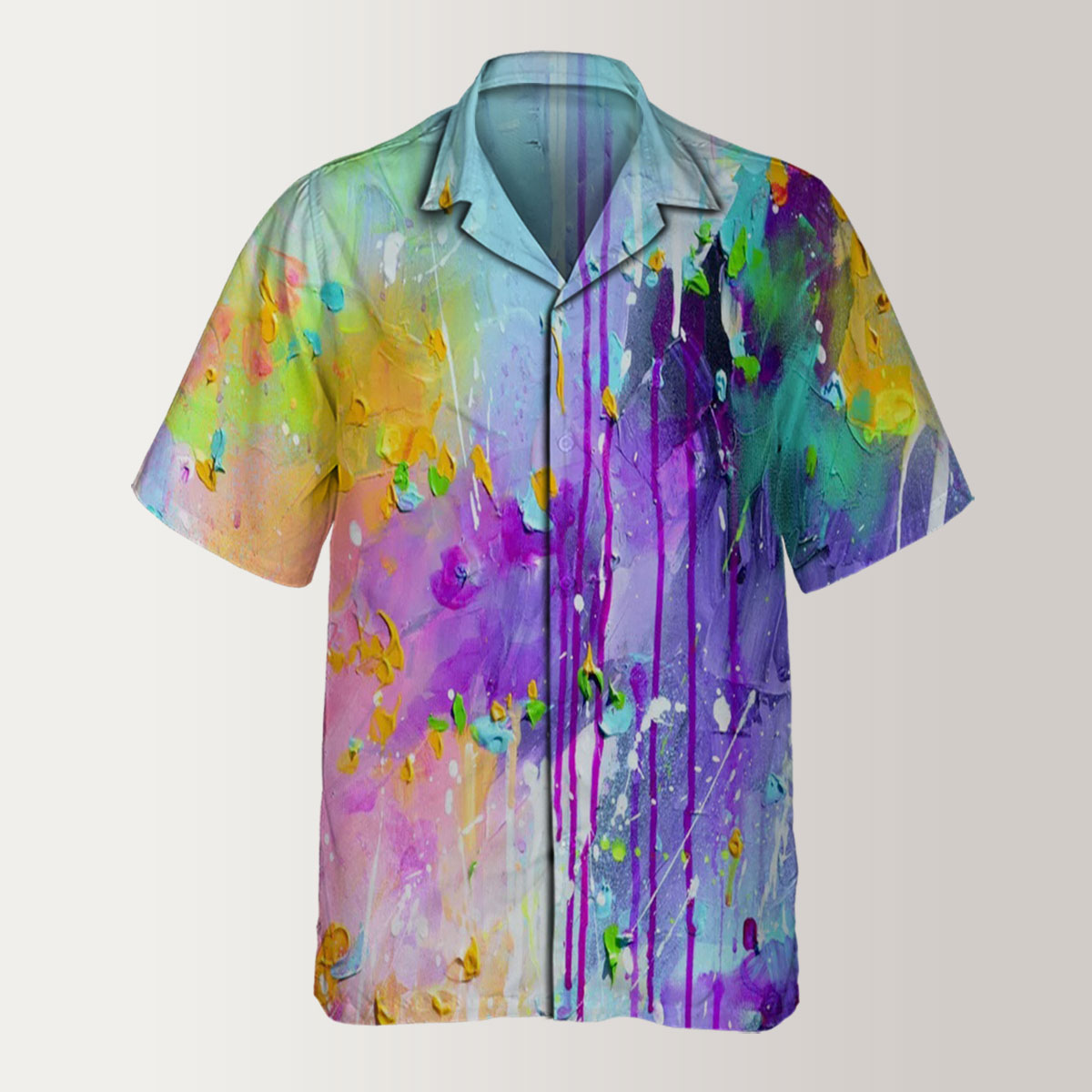 Watercolor Dreamcape Hawaiian Shirt