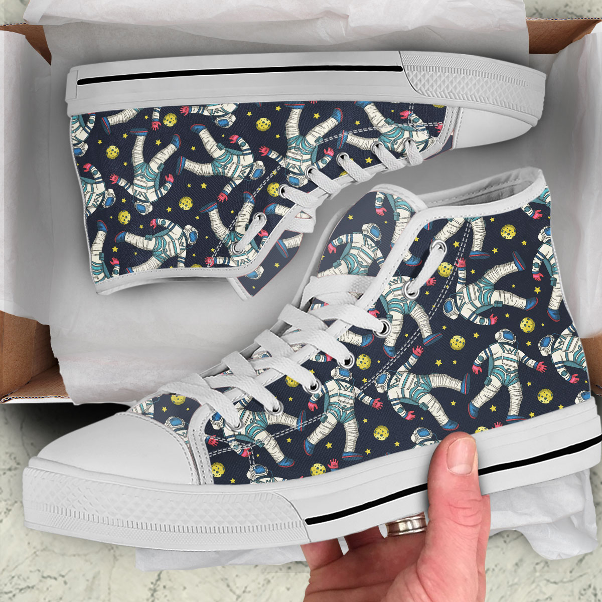 Royality Astronaut High Top Shoes