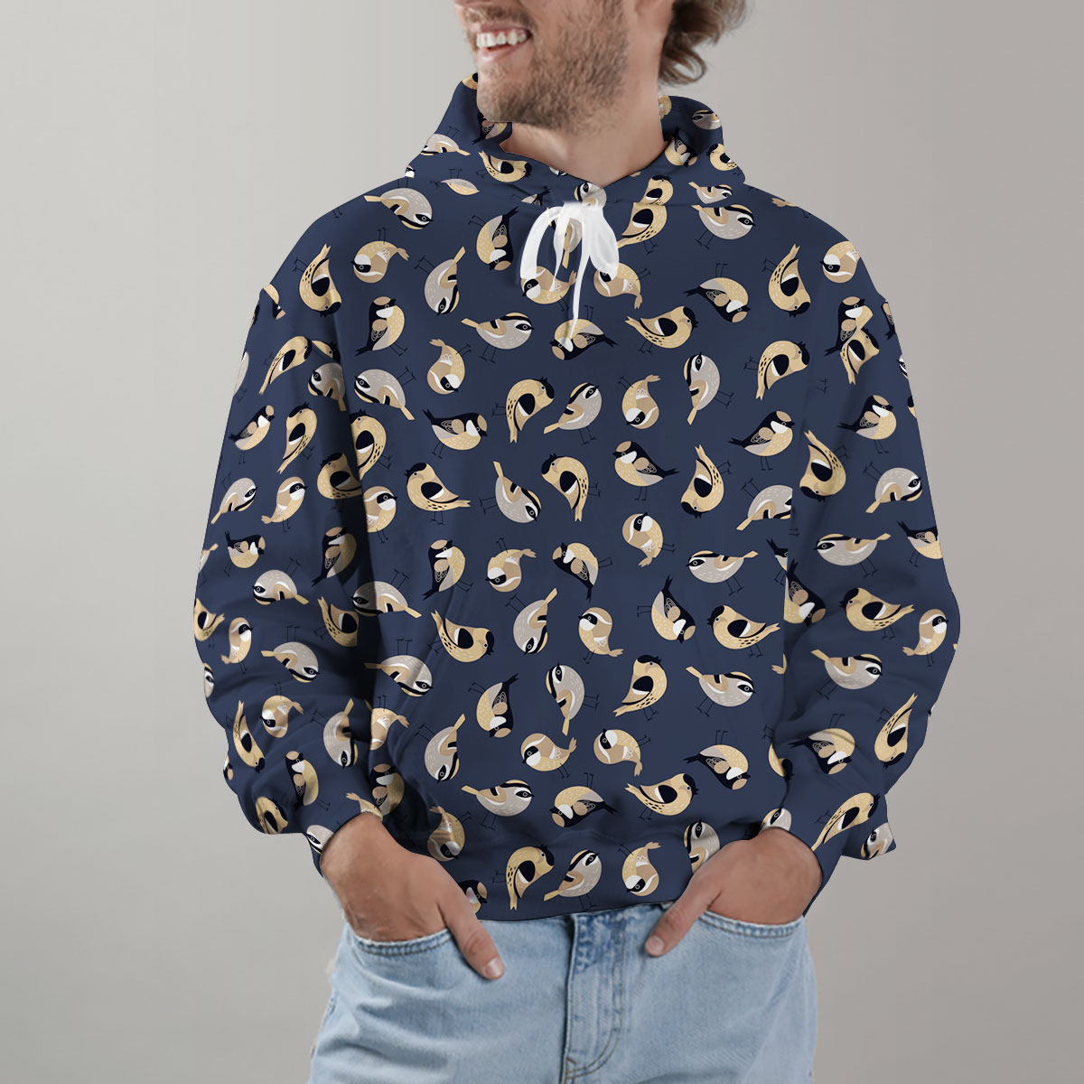 Coon Illustration Finch Hoodie