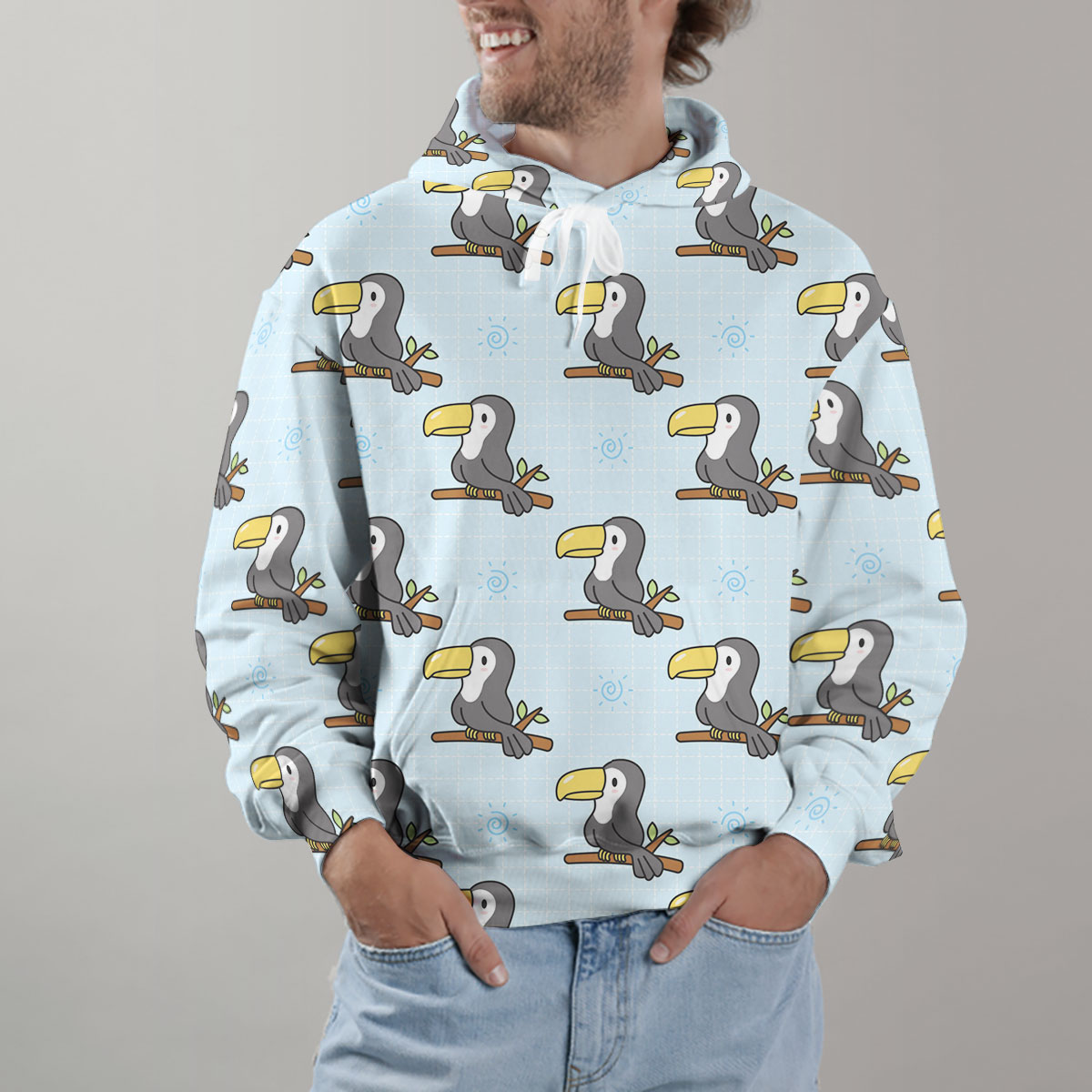 Coon Little Toucan On Branches Hoodie