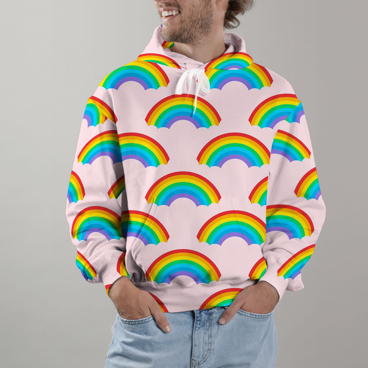 Seamless Rainbow Patterns Hoodie