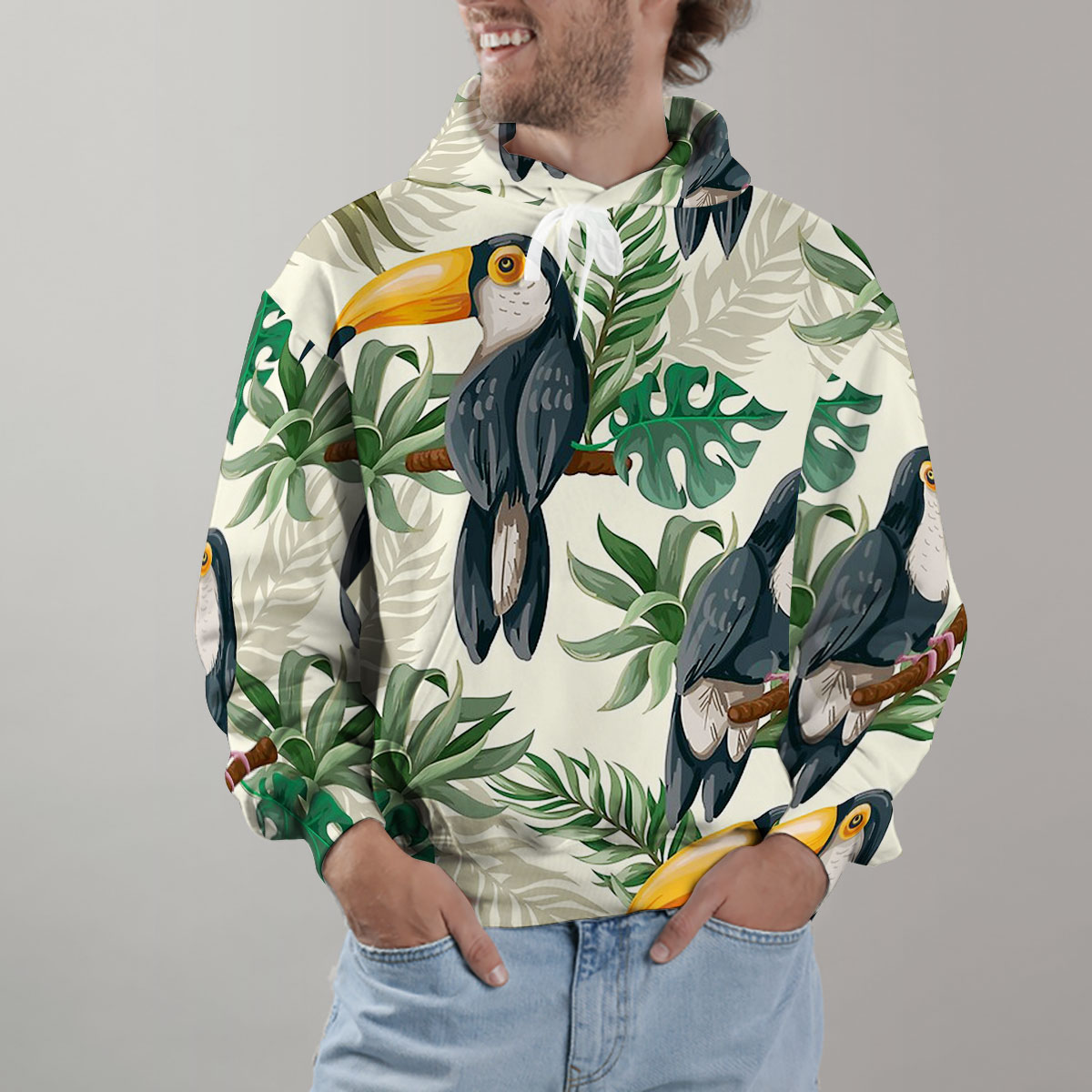 Toucan  On Branches Hoodie