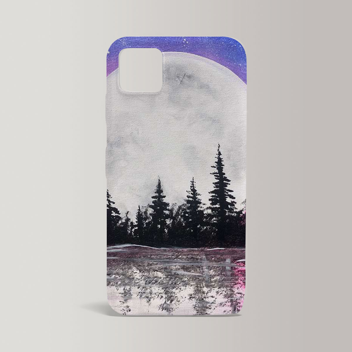 Abstract Moon River Iphone Case
