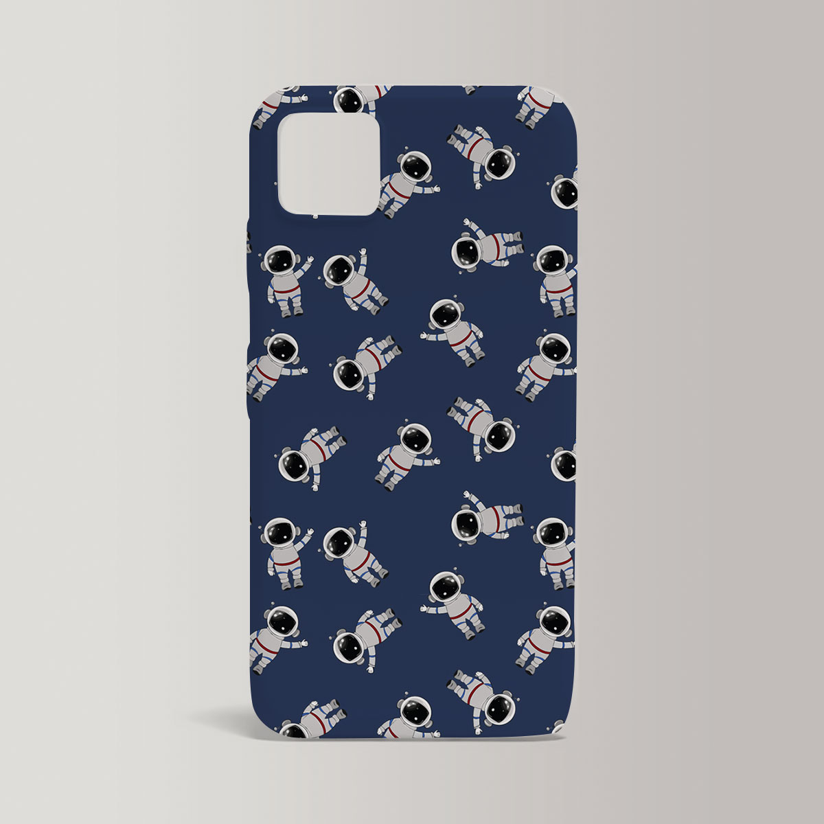 Astronaut On Blue Background Iphone Case