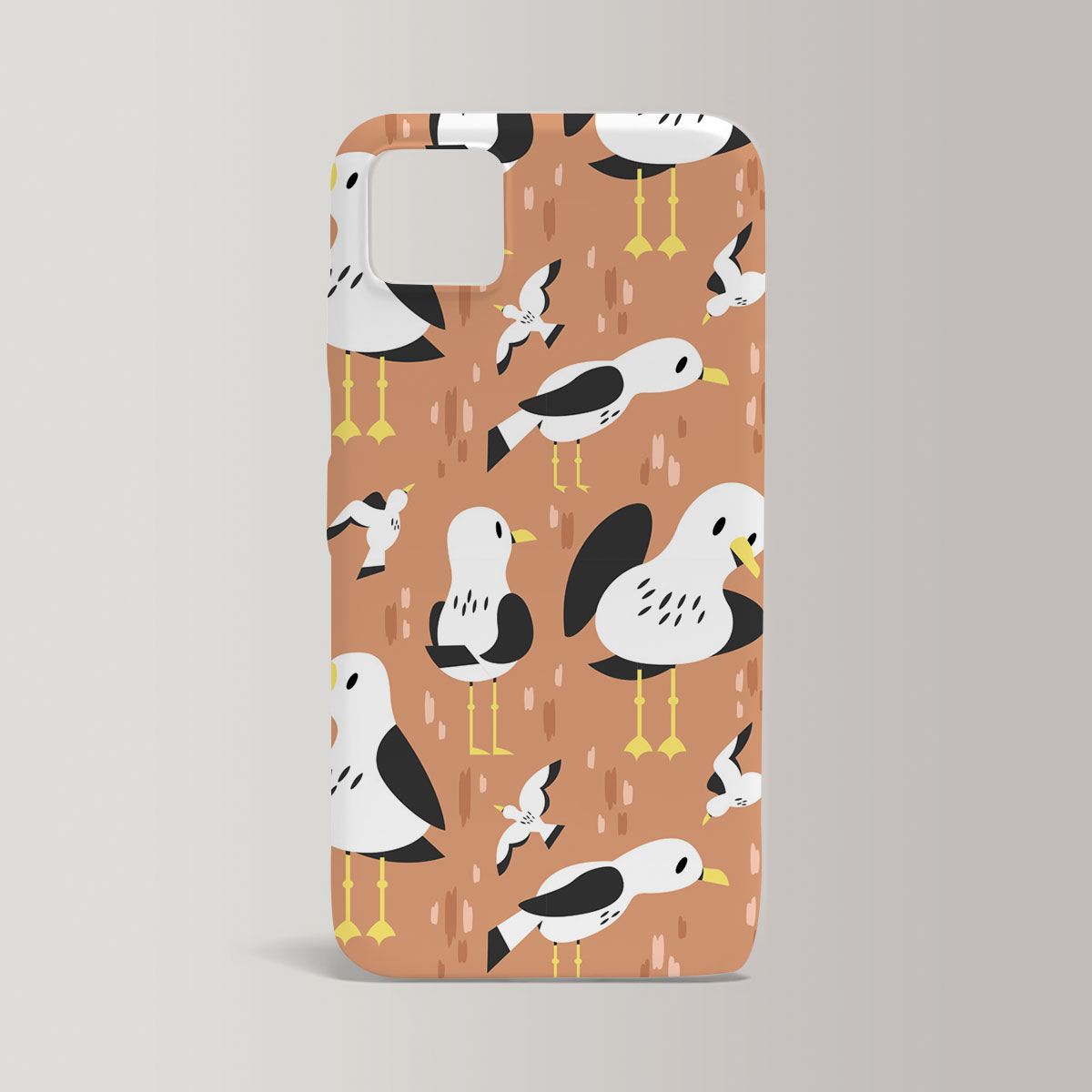 Cute Seagull Art Iphone Case