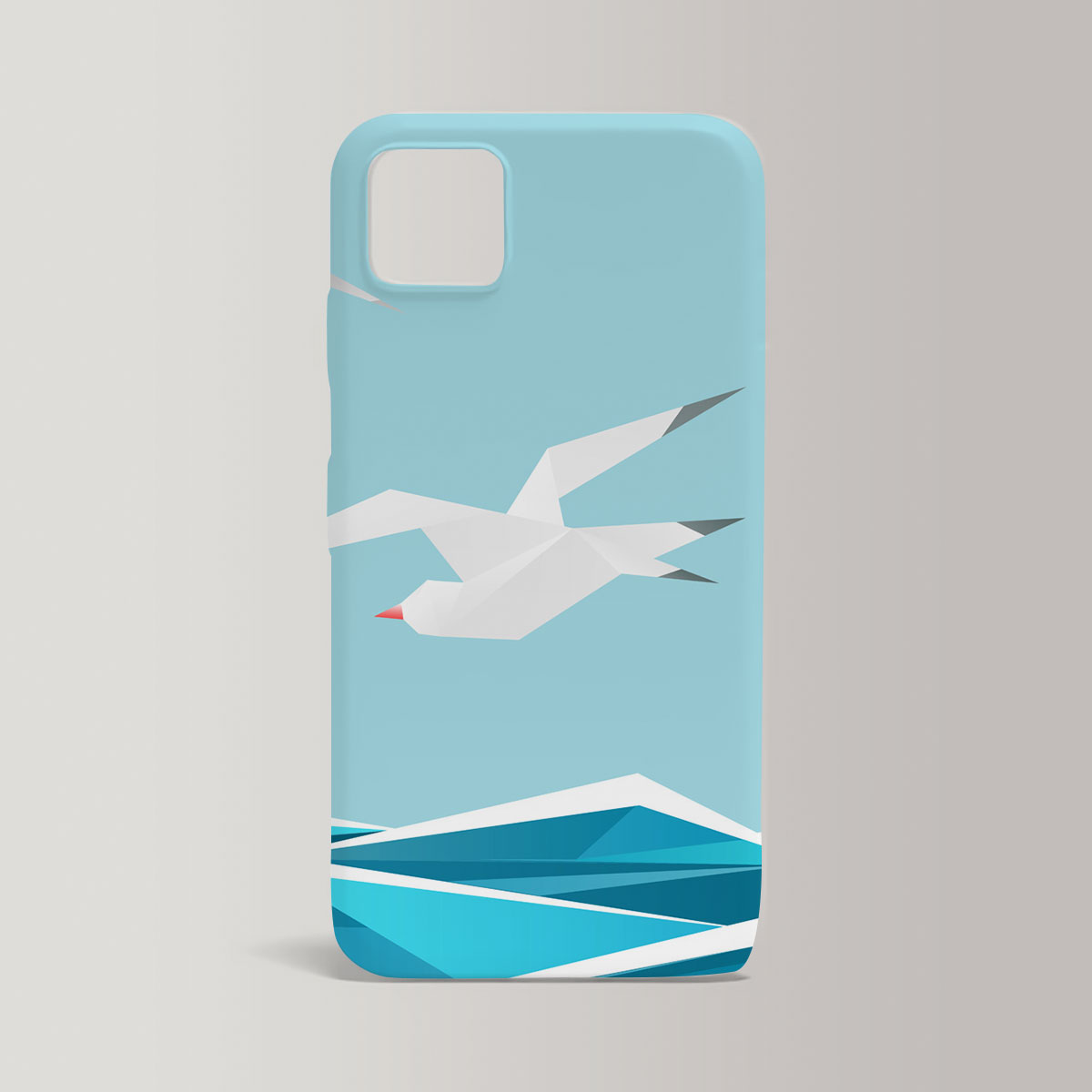 Flying Over Sea Seagull Iphone Case