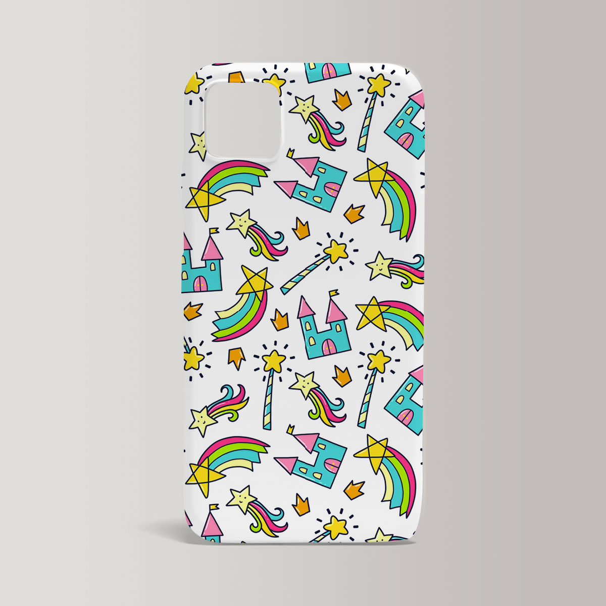 Magic Wand And Rainbow Iphone Case