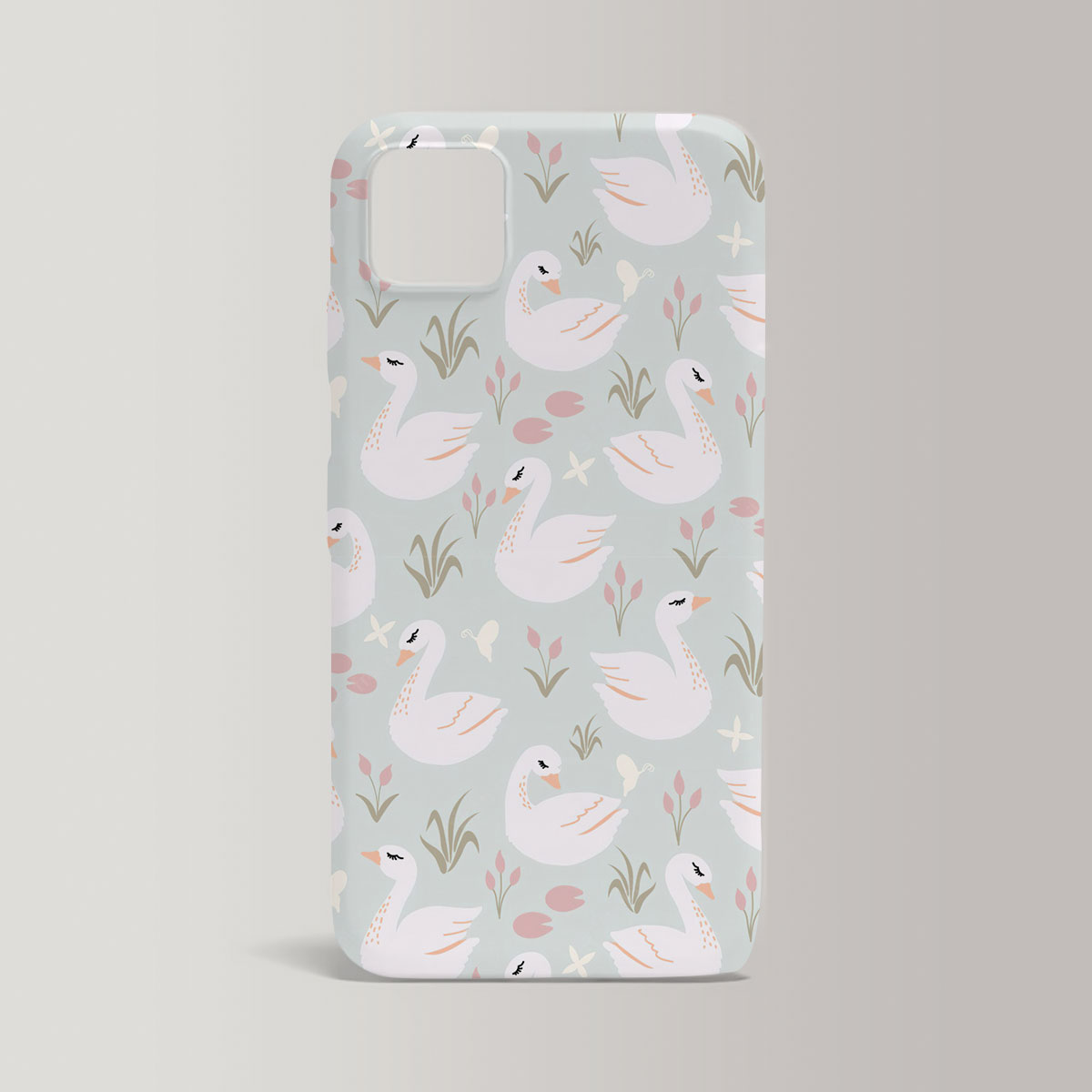 Pretty Swan Iphone Case