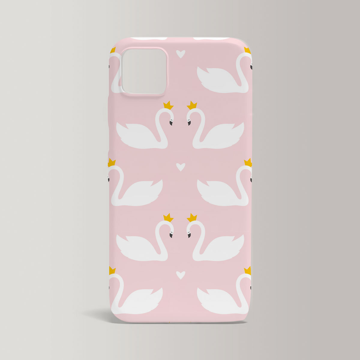 Royal Swan Couple Iphone Case