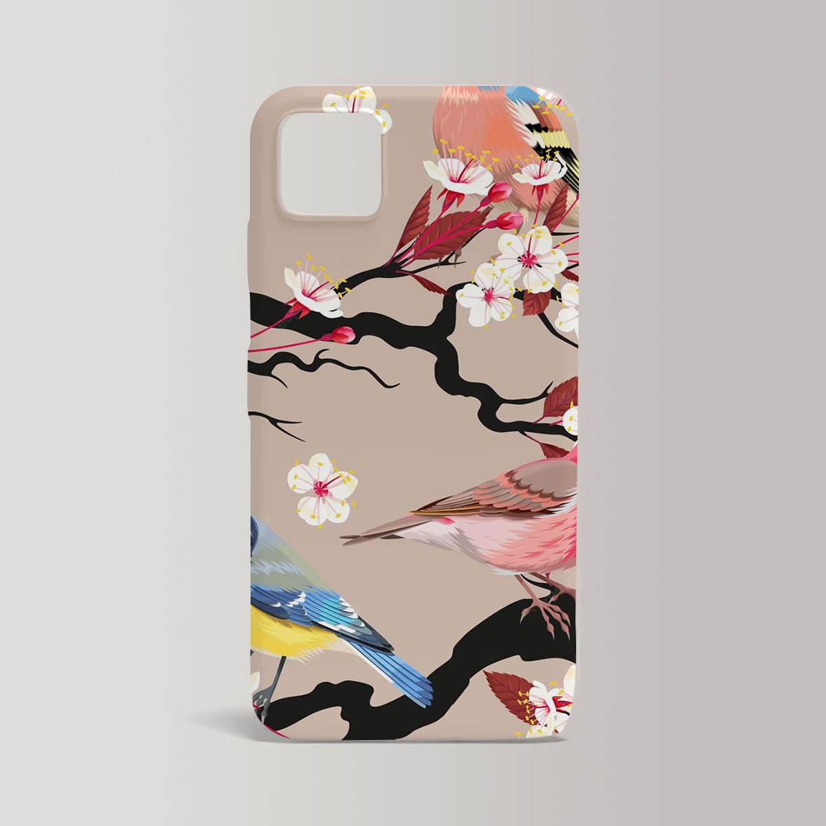 Spring Finch On Branches Iphone Case