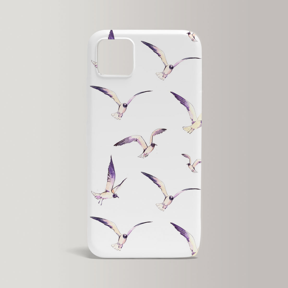 Vector Flying Seagull Iphone Case