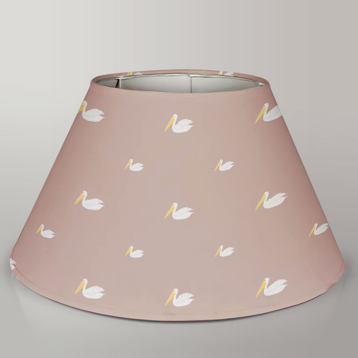 Big And Small Sitting Pelican Monogram Lamp Cover