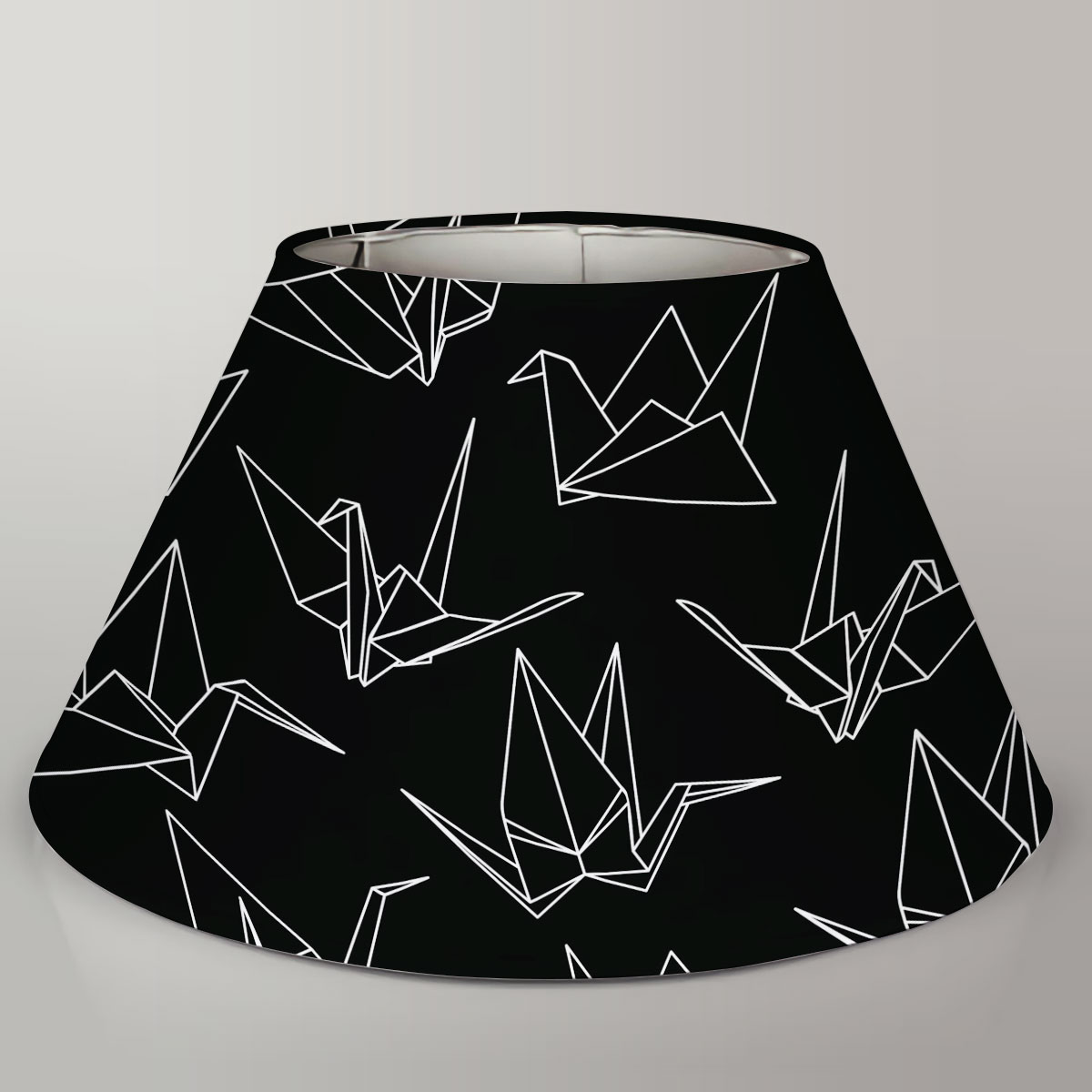 Black Paper Crane Lamp Cover