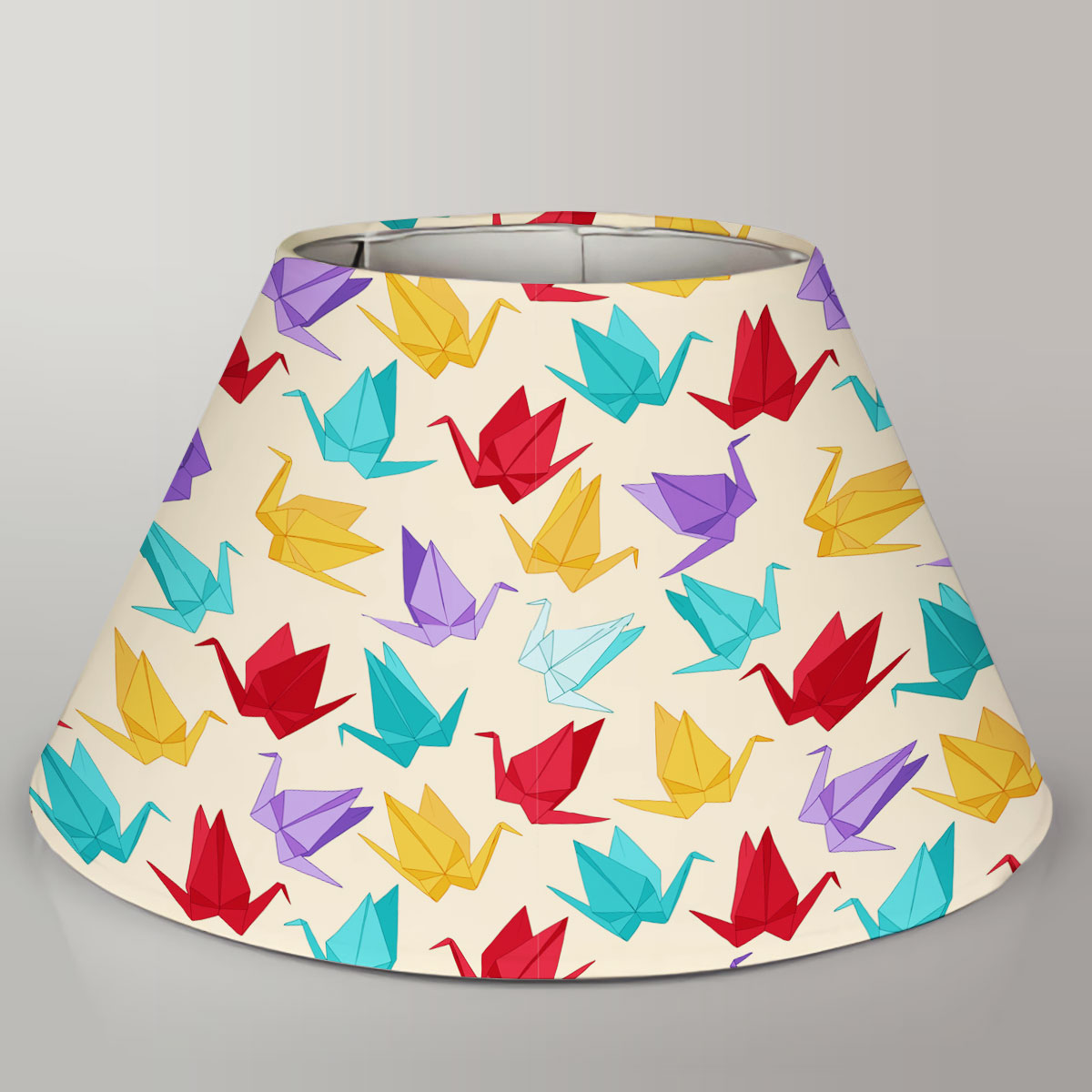 Colorful Origami Crane Lamp Cover