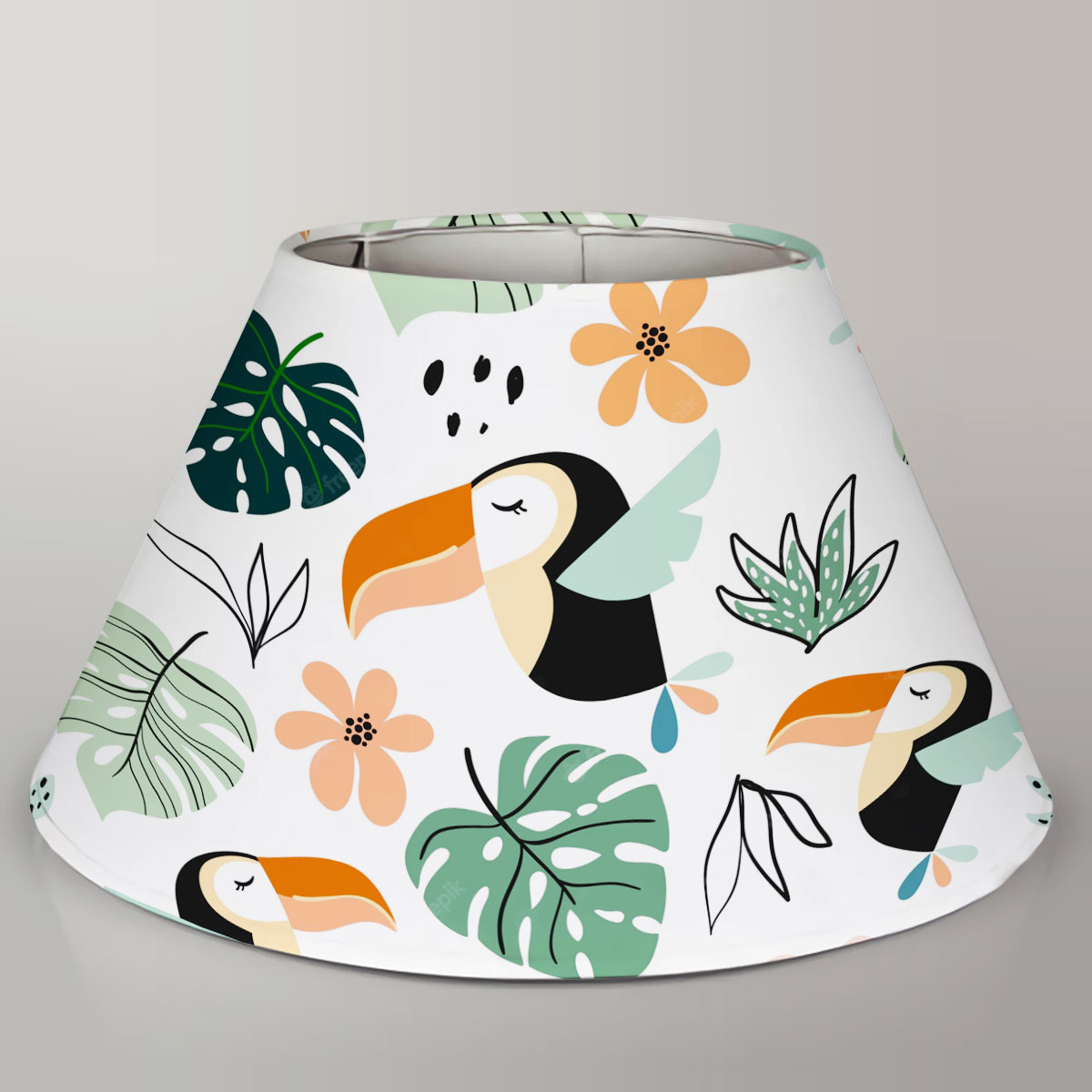 Coon Sleeping Toucan Lamp Cover