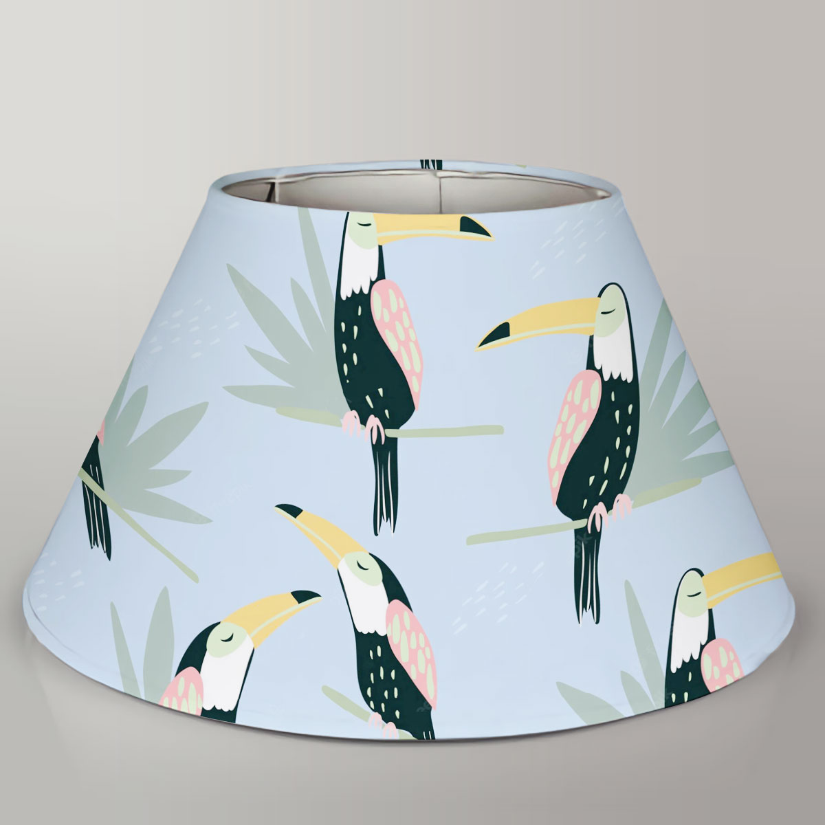 Coon Sleeping Tropical Toucan Lamp Cover