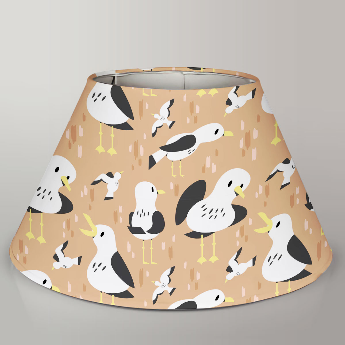 Cute Seagull Art Lamp Cover