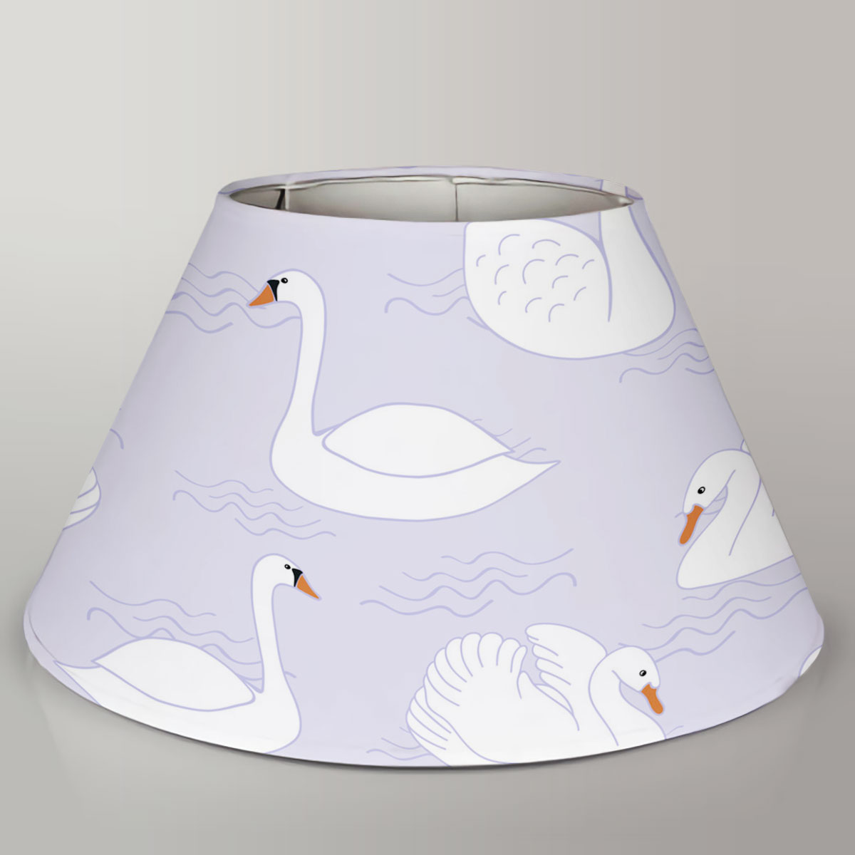 Floating White Swan Lamp Cover
