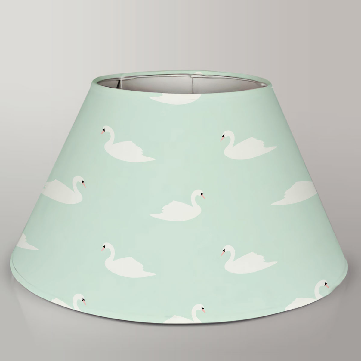 Green Monogram Swan Lamp Cover