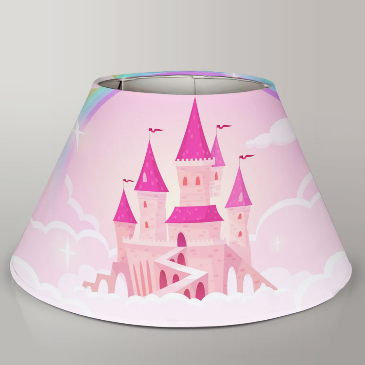 Magic Pink Rainbow Castel Lamp Cover